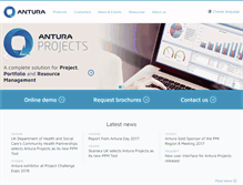 Tablet Screenshot of antura.com